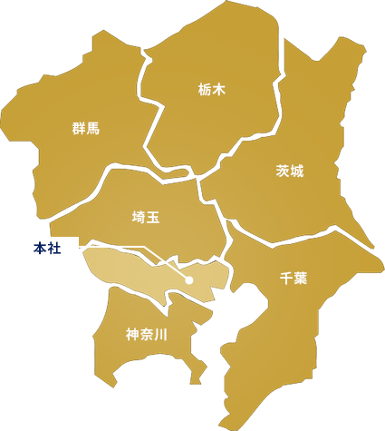 関東圏のマップ